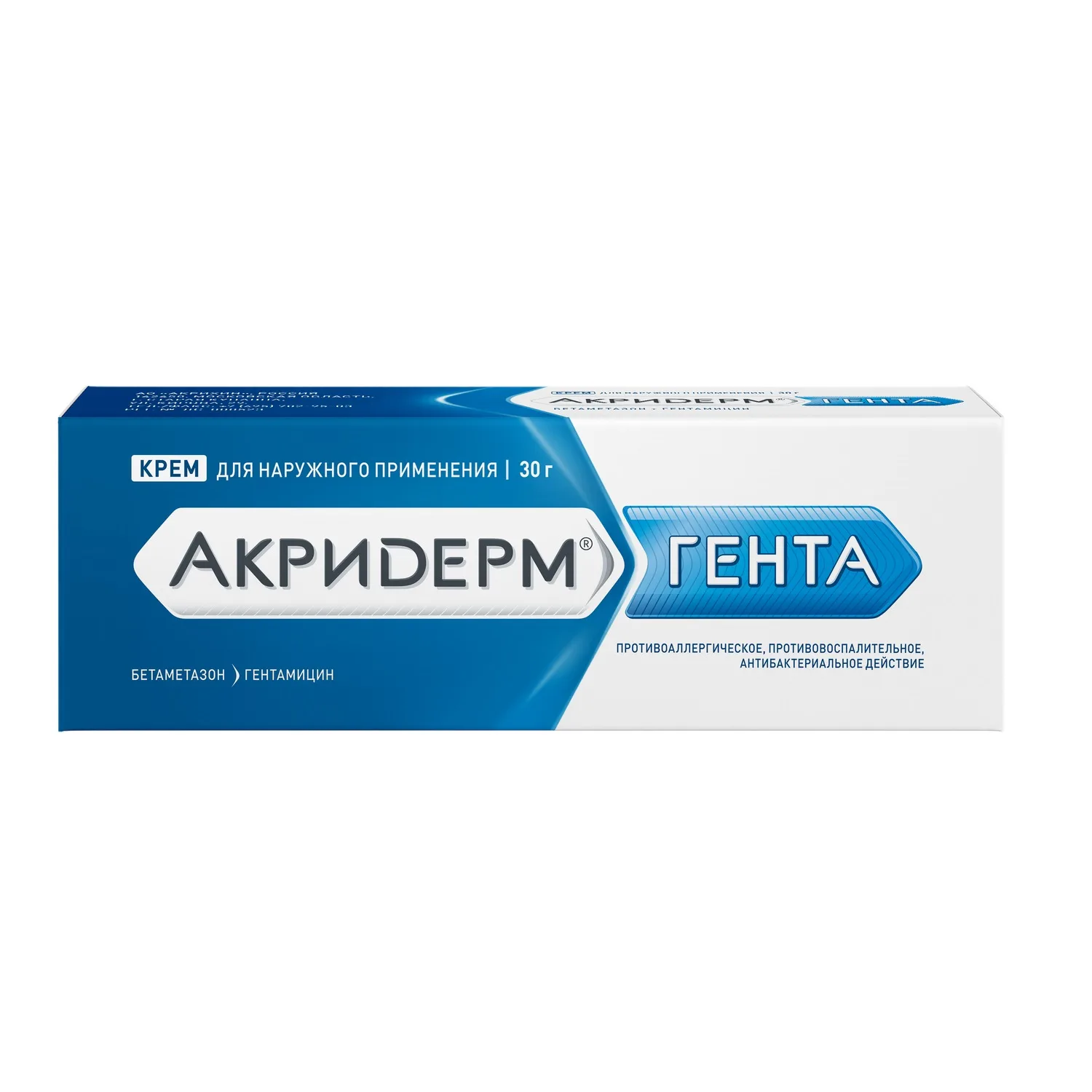 Акридерм ГЕНТА крем 30г Акридерм ГЕНТА крем 30г