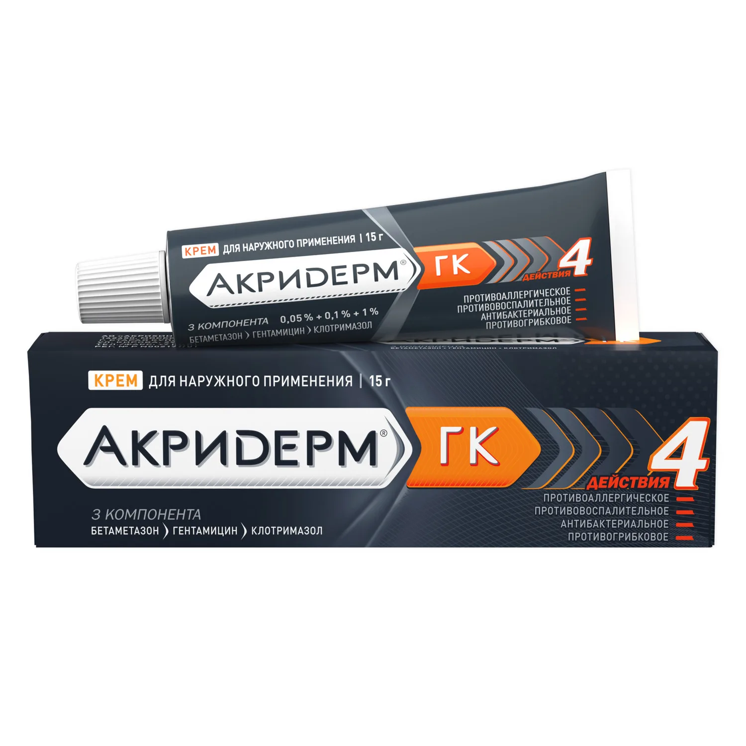 Акридерм ГК крем 15г Акридерм ГК крем 15г