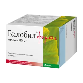 Билобил форте капсулы 80мг №60