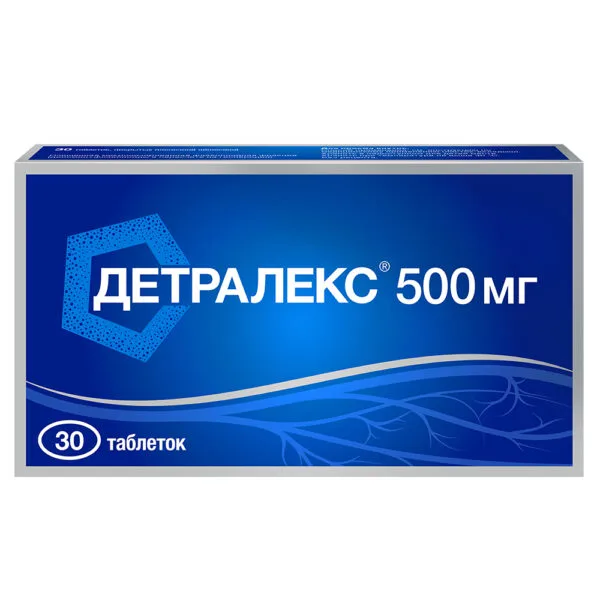 Детралекс таблетки покрытые оболочкой 500мг №30
