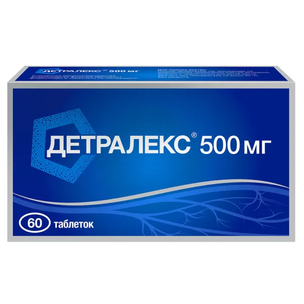 Детралекс таблетки покрытые оболочкой 500мг №60