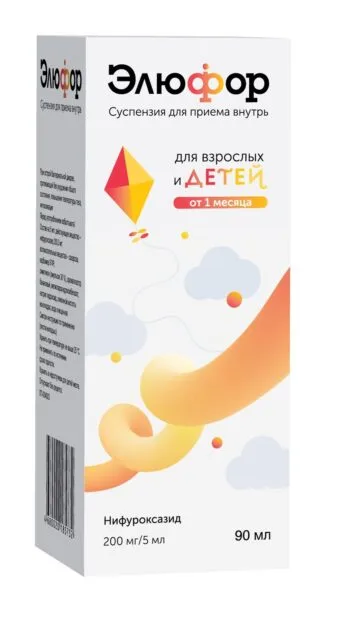 Элюфор суспензия для приема внутрь 200мг 5мл флакон 90мл