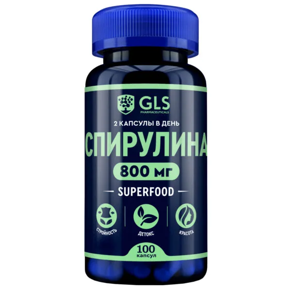GLS Спирулина капсулы 400мг № 100