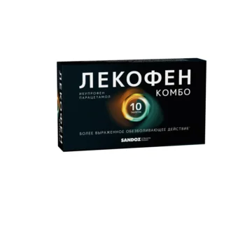Лекофен Комбо таблетки покрытые оболочкой пленочной 200мг+500мг № 10