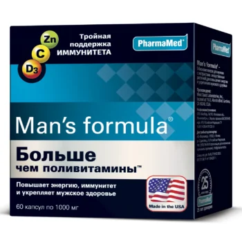 Мен-с формула Больше чем поливитамины капсулы №60