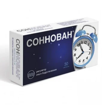 Соннован таблетки покрытые пленочной оболочкой 3мг №30