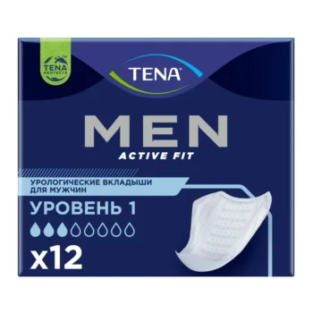 Тена Мен Актив Фит мужские прокладки уровень 1 № 12