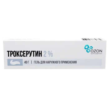 Троксерутин гель 2% 40г