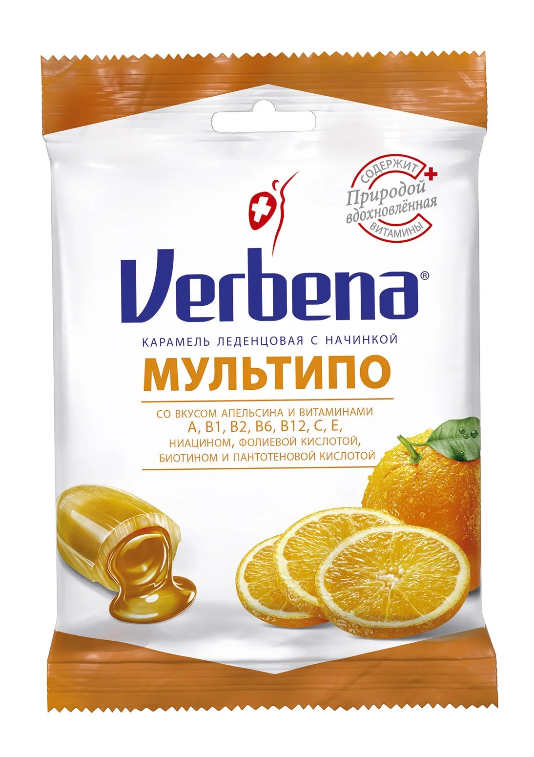 Вербена карамель Мультипо мультивитамины 60г Вербена карамель Мультипо мультивитамины 60г